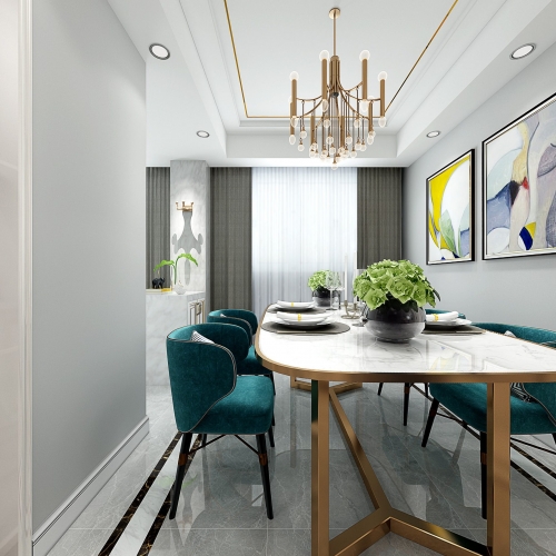 Post Modern Style Dining Room-ID:872560629