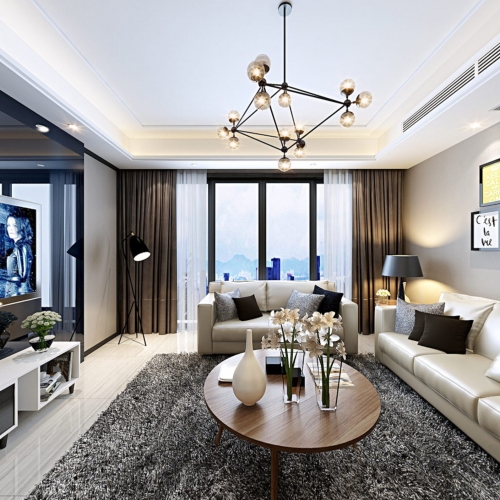 Modern A Living Room-ID:171504283