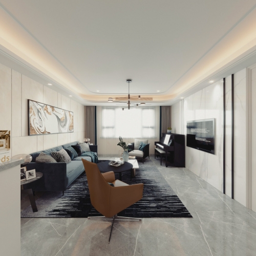 Modern A Living Room-ID:954804906