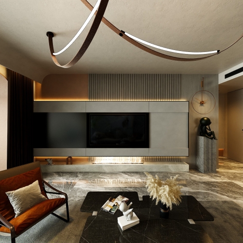 Wabi-sabi Style A Living Room-ID:182828908