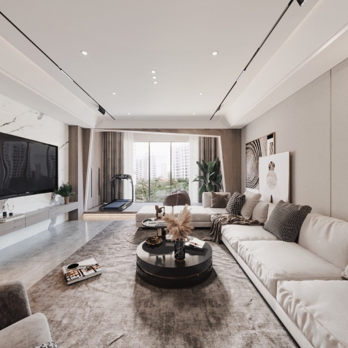 Modern A Living Room-ID:305717957