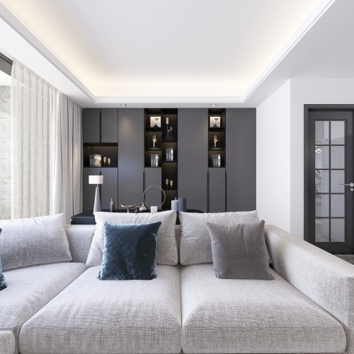 Modern A Living Room-ID:805699829