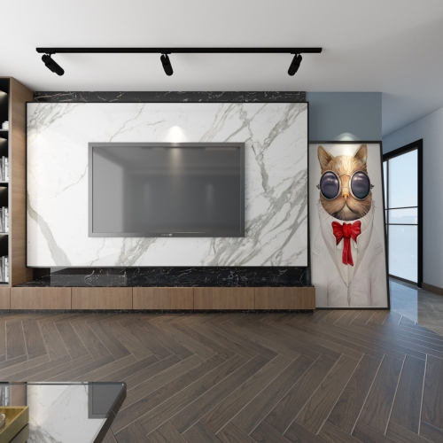 Modern A Living Room-ID:270678045