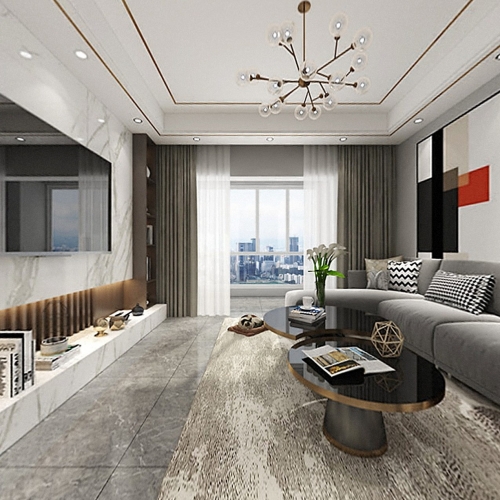 Modern A Living Room-ID:201540095