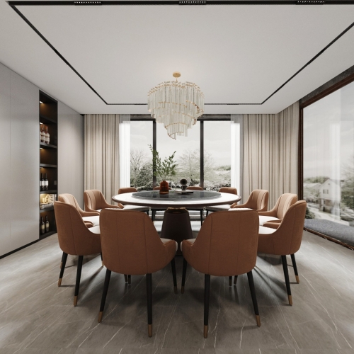 Modern Dining Room-ID:462201122