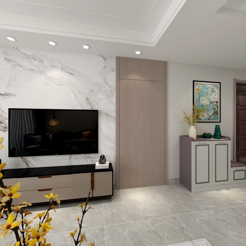 Modern A Living Room-ID:437199128