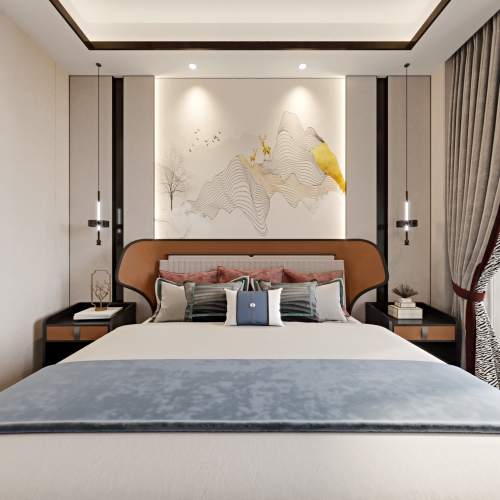 New Chinese Style Bedroom-ID:322508834