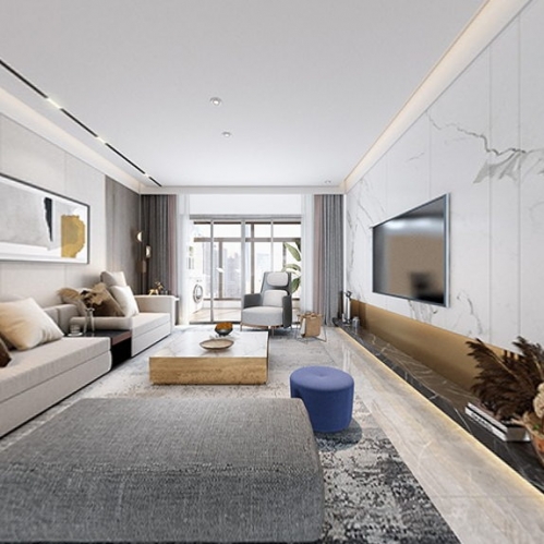 Modern A Living Room-ID:823411947