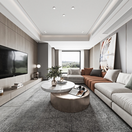 Modern A Living Room-ID:292967083