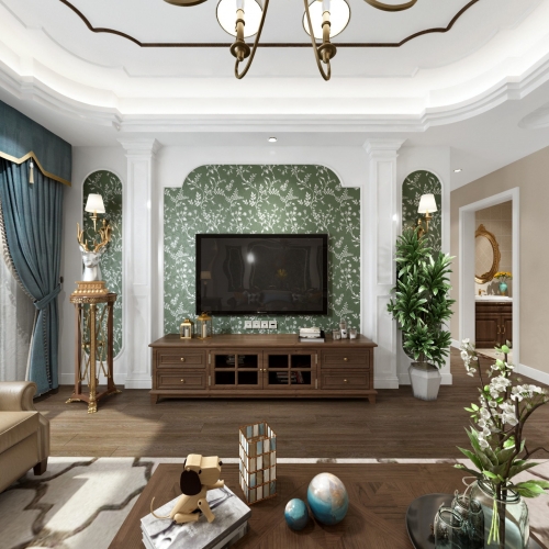 American Style A Living Room-ID:565772067