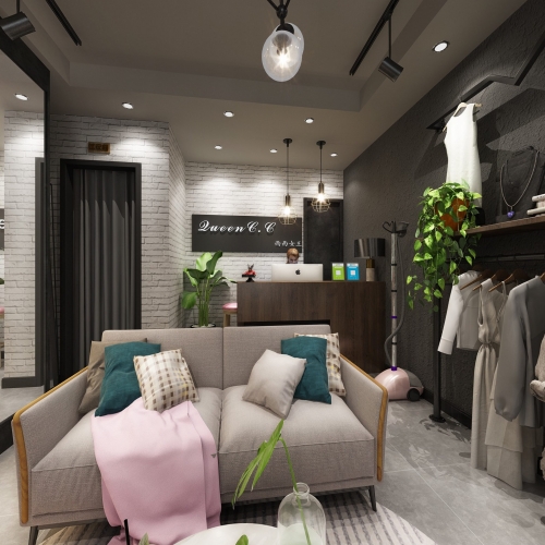 Industrial Style Clothing Store-ID:183872949