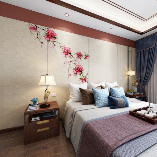 New Chinese Style Bedroom-ID:245024927