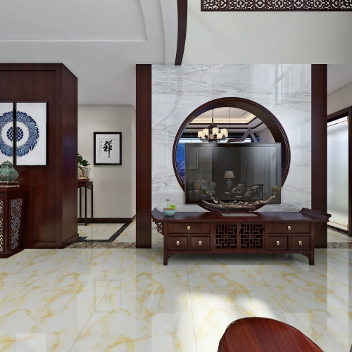 Chinese Style A Living Room-ID:779954912