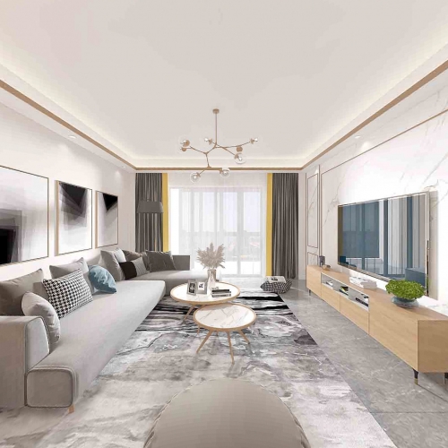 Modern A Living Room-ID:929790024