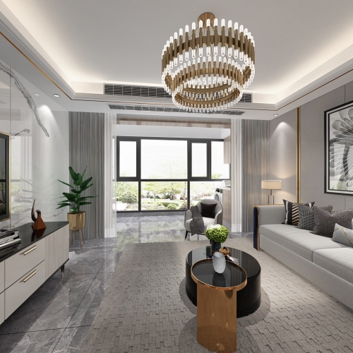 Modern A Living Room-ID:558684114