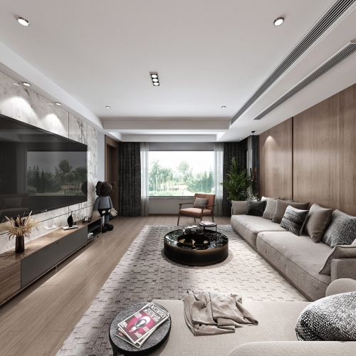 Modern A Living Room-ID:517632016