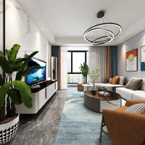 Modern A Living Room-ID:420461898