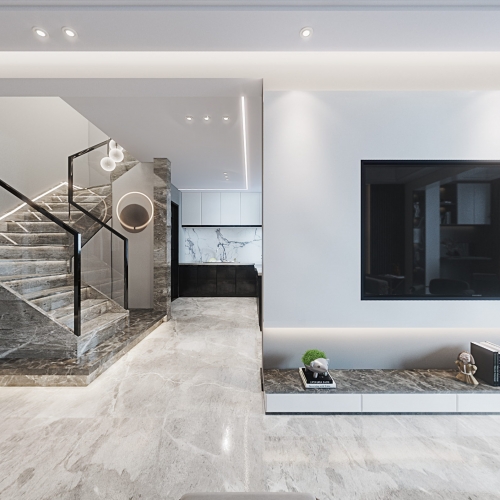 Modern A Living Room-ID:465821037