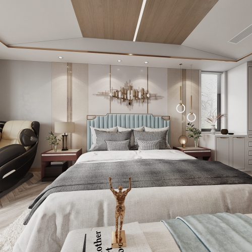 New Chinese Style Bedroom-ID:979583027