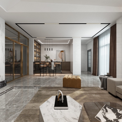 Modern A Living Room-ID:890722041