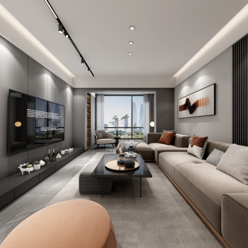 Modern A Living Room-ID:137218954