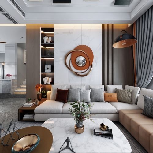 Modern A Living Room-ID:151820906