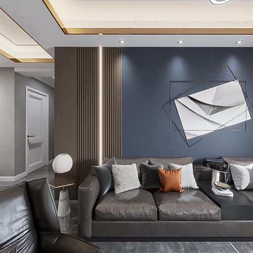 Modern A Living Room-ID:983635908