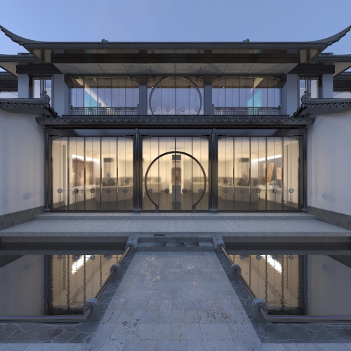 Chinese Style Courtyard/landscape-ID:155222896