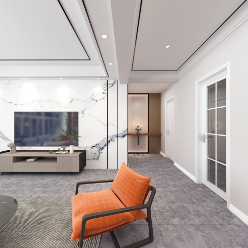 Modern A Living Room-ID:328696017