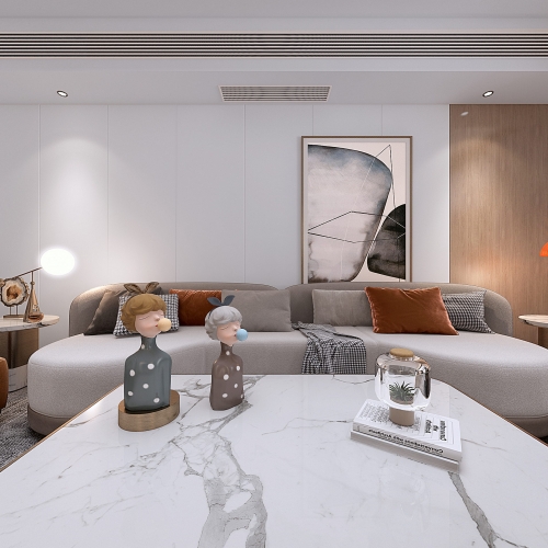 Modern A Living Room-ID:782397992