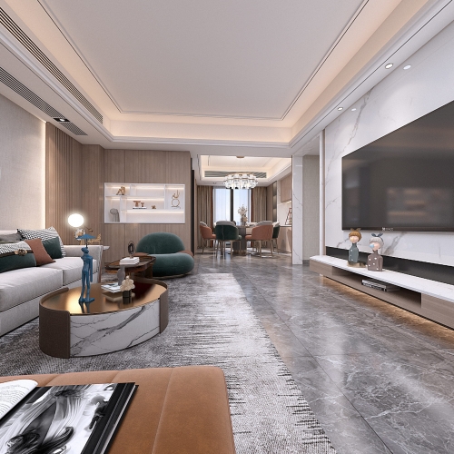 Modern A Living Room-ID:620512961