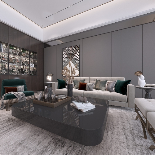 Modern A Living Room-ID:831446892