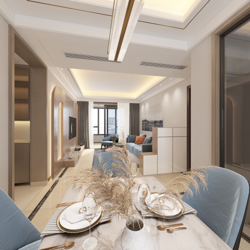 Modern A Living Room-ID:533632999