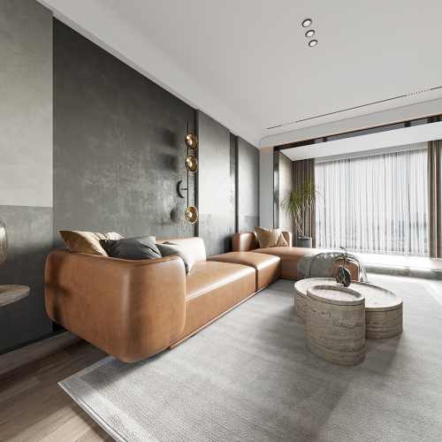 Modern A Living Room-ID:849097012