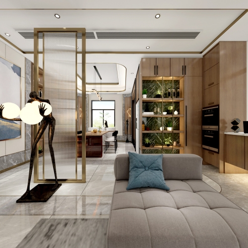 Modern A Living Room-ID:258166075