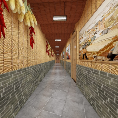 New Chinese Style Corridor-ID:448479731