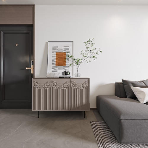 Modern Wabi-sabi Style A Living Room-ID:247663979