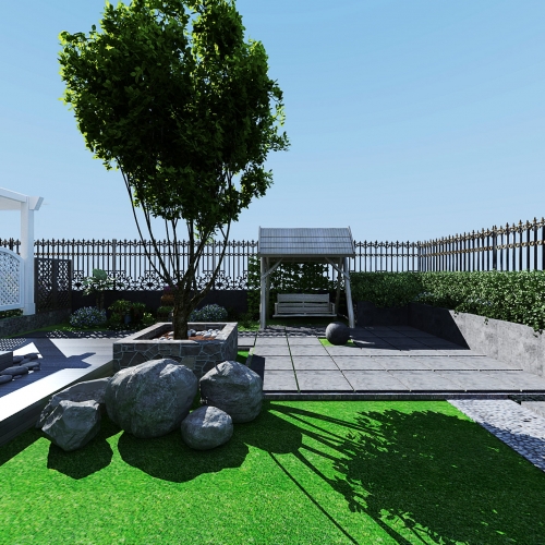 Modern Courtyard/landscape-ID:477945097