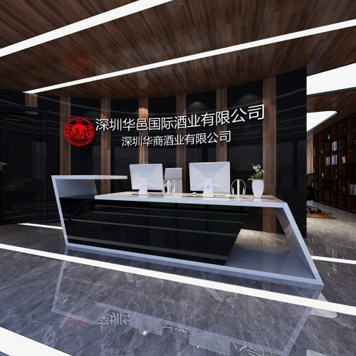 Modern Office Reception Desk-ID:140191083