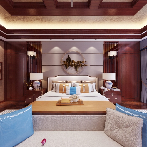 Chinese Style Bedroom-ID:327879917