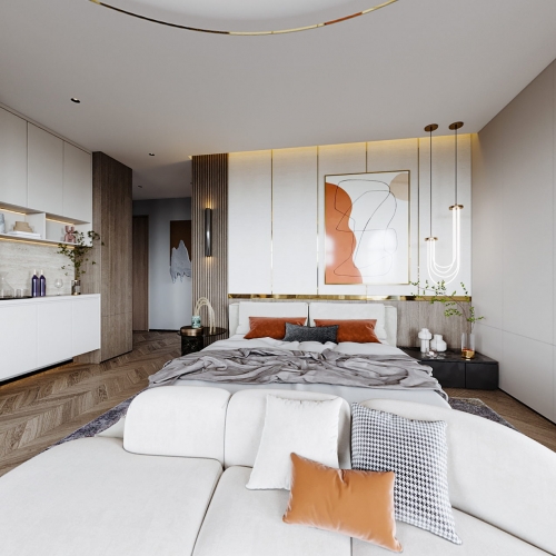 Modern Bedroom-ID:672648915