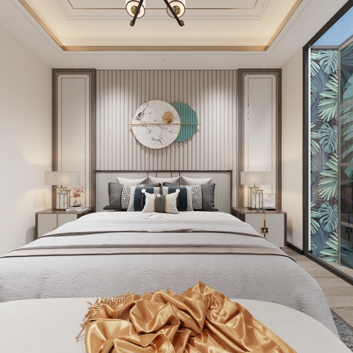 New Chinese Style Bedroom-ID:972179894