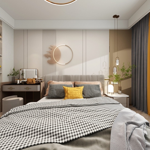 Modern Bedroom-ID:674937011