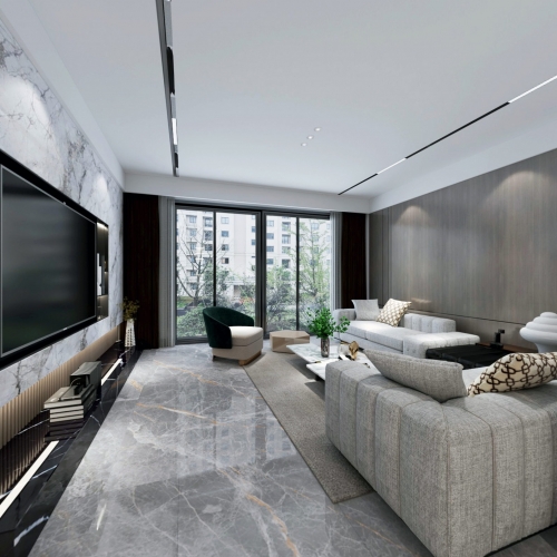 Modern A Living Room-ID:649602896