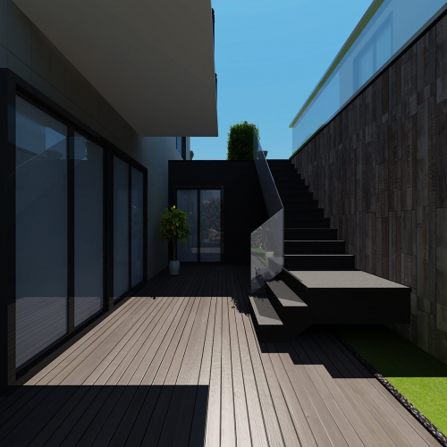 Modern Courtyard/landscape-ID:654031993
