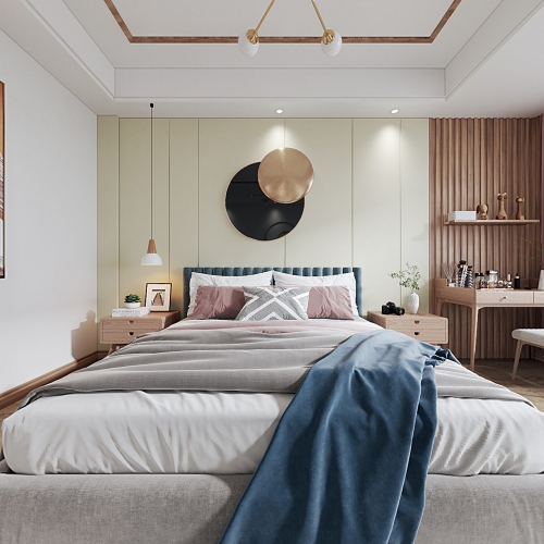 Modern Bedroom-ID:451750827