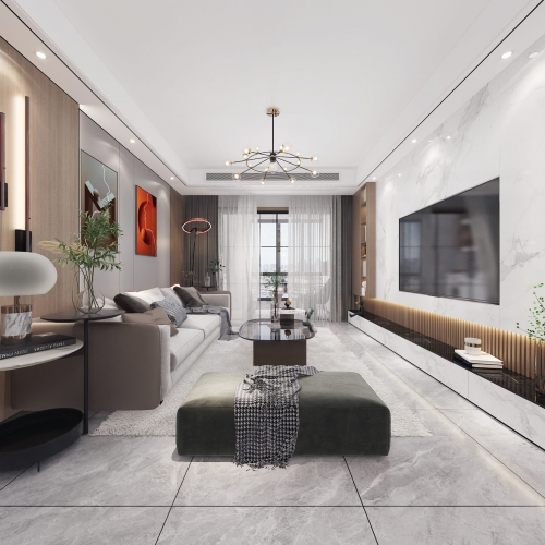 Modern A Living Room-ID:897206075