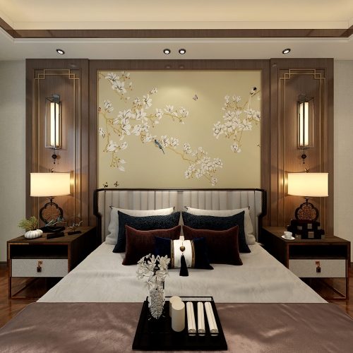 New Chinese Style Bedroom-ID:100673917