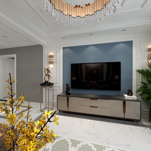 Modern A Living Room-ID:715245963