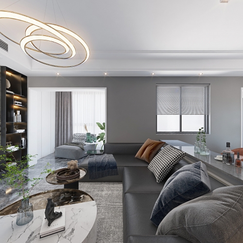 Modern A Living Room-ID:367765905